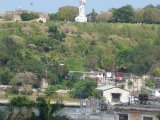 View of the Christ of Havana statue, carved from Carrara marble
