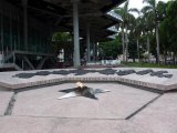 Eternal flame at the Granma memorial