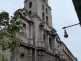 Front view of the Basilica and the Monastery of San Francisco de Asis