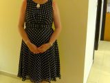 Denise ready for another dinner