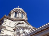 A close up of the cathedral dome