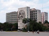 Che Guevara image on the Ministry of Interior