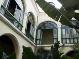 Courtyard where we witnessed the art of Cuban cigar making