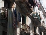 Classic Havana old town balconies