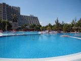 Pool and rear of hotel