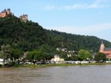 The 12thC Schonburg Castle (above Oberwesel), currently a hotel
