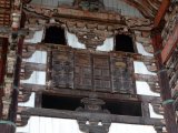 Some of the great hall's wooden internal detail
