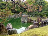 The pond in the Ninomaru gardens