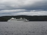 'Our' ship at anchor (Saguenay)