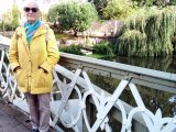 Denise on the river bridge